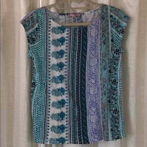 Calypso printed cotton t-shirt